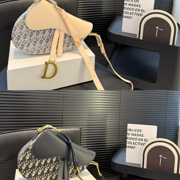 Dior Medium Soft Saddle Bag with Strap