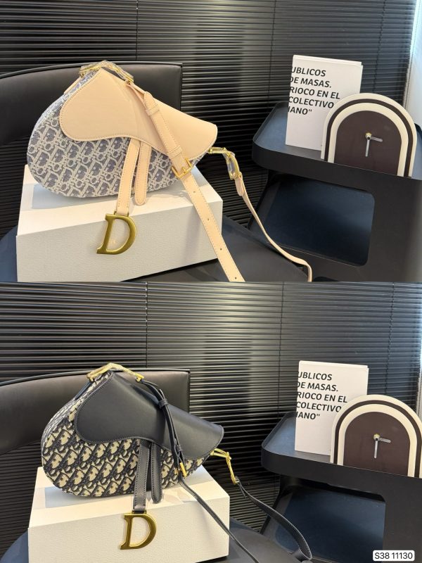 Dior Medium Soft Saddle Bag with Strap
