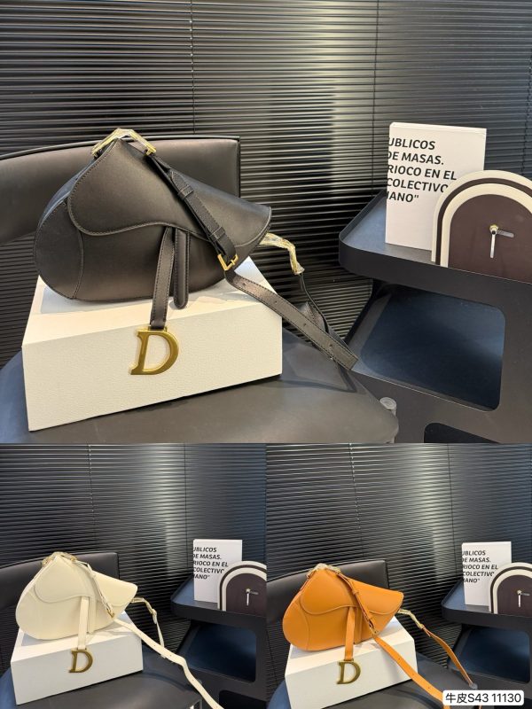 Dior Medium Soft Saddle Bag with Strap - 图片 13