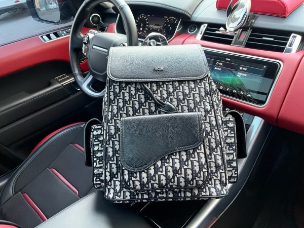 Dior Saddle Backpack with Flap