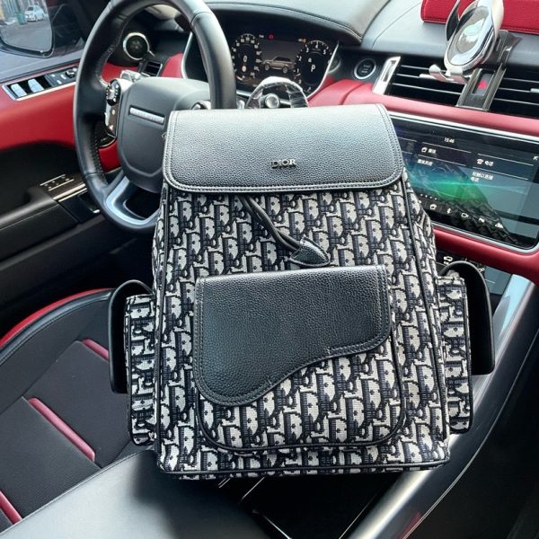 Dior Saddle Backpack with Flap