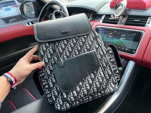 Dior Saddle Backpack with Flap - 图片 3